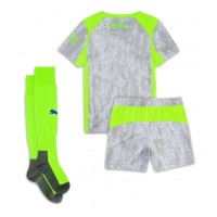 Stroje piłkarskie Manchester City Koszulka Trzeciej dla dzieci 2025-26 Krótki Rękaw (+ szorty)